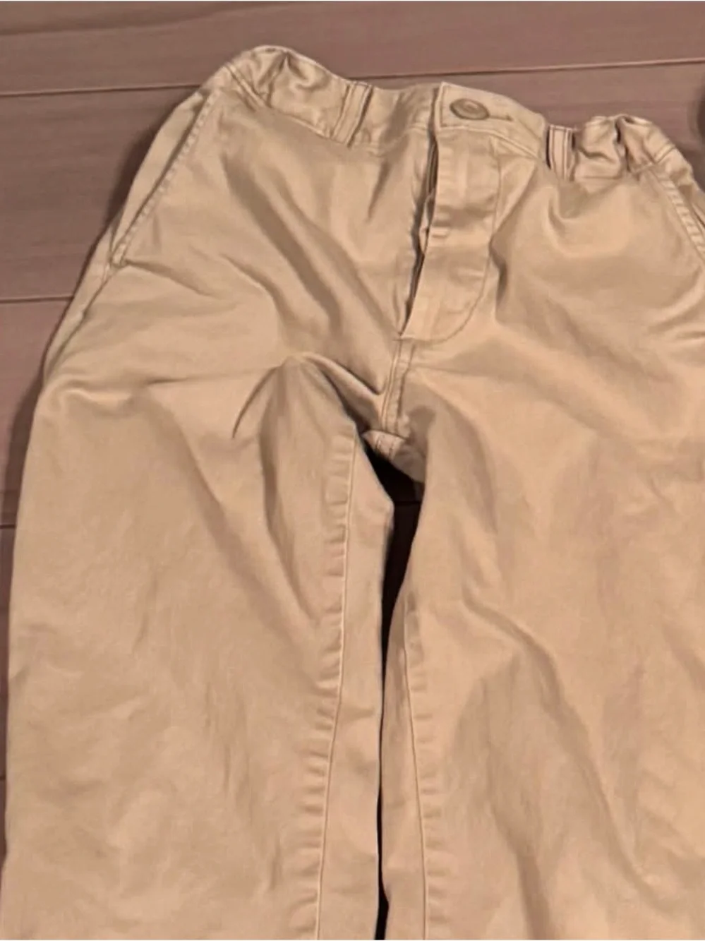 Kids Classic Khaki Chino Pants - Tan